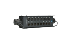 Stagebox audio profesional Klotz TrussLink 8x XLR 3p F||M - 2x RMP 25p F/M8-channel - single ground